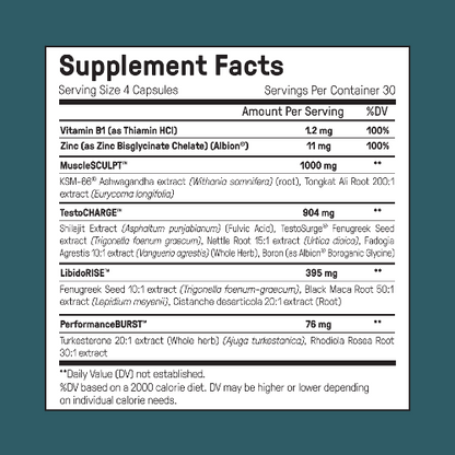 Testosterone PowerFuel™ Advanced T-Level & Vitality Support